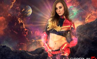 Captain Marvel A XXX Parody Featuring Haley Reed