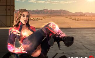 Captain Marvel A XXX Parody Featuring Haley Reed