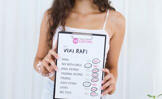 Perfect Day for a Casting Featuring Vixi Rafi